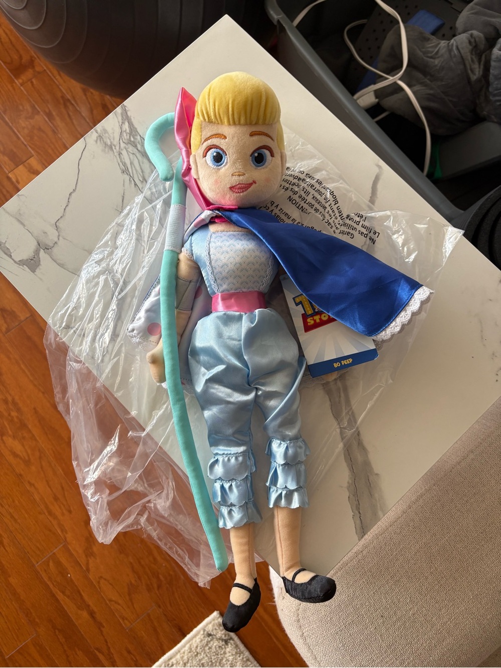 NWT Disney Store Toy Story 4 Bo Peep 18” Plush Doll with Cape & Crook (Retired)
